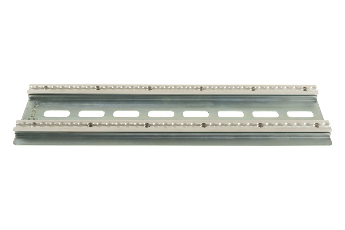 Heavy-duty aluminum Smartfloor single seat mounting plate and hardware for van seat installation.