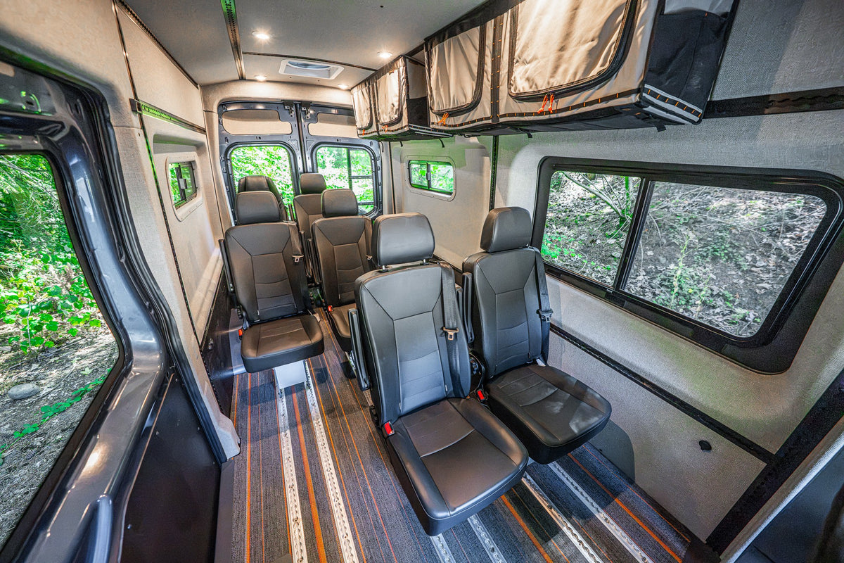 See how the system fits into a finished van.