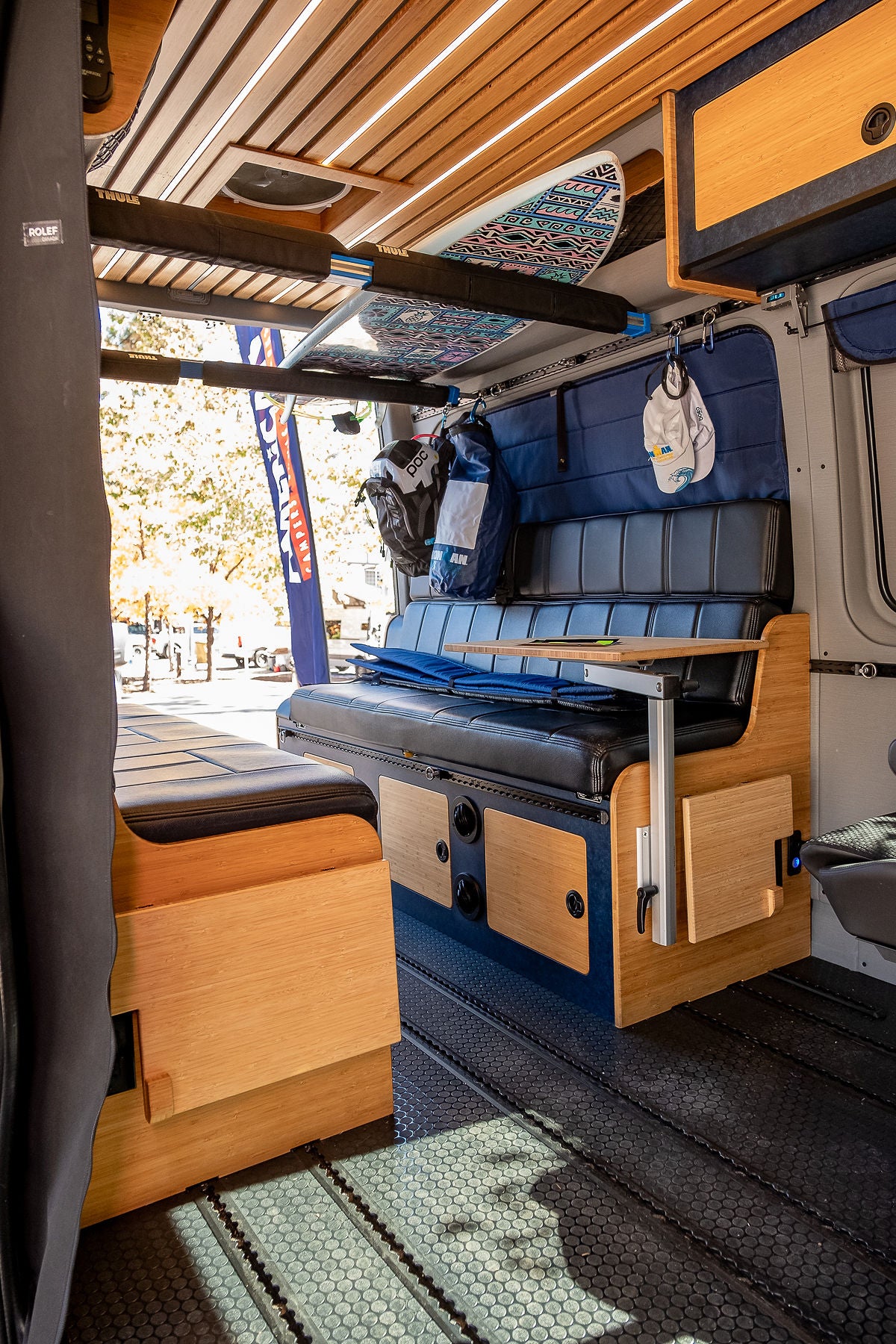 Finished van interior fitted with Smartfloor